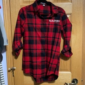 Lund Boat Company Ladies Buffalo Plaid